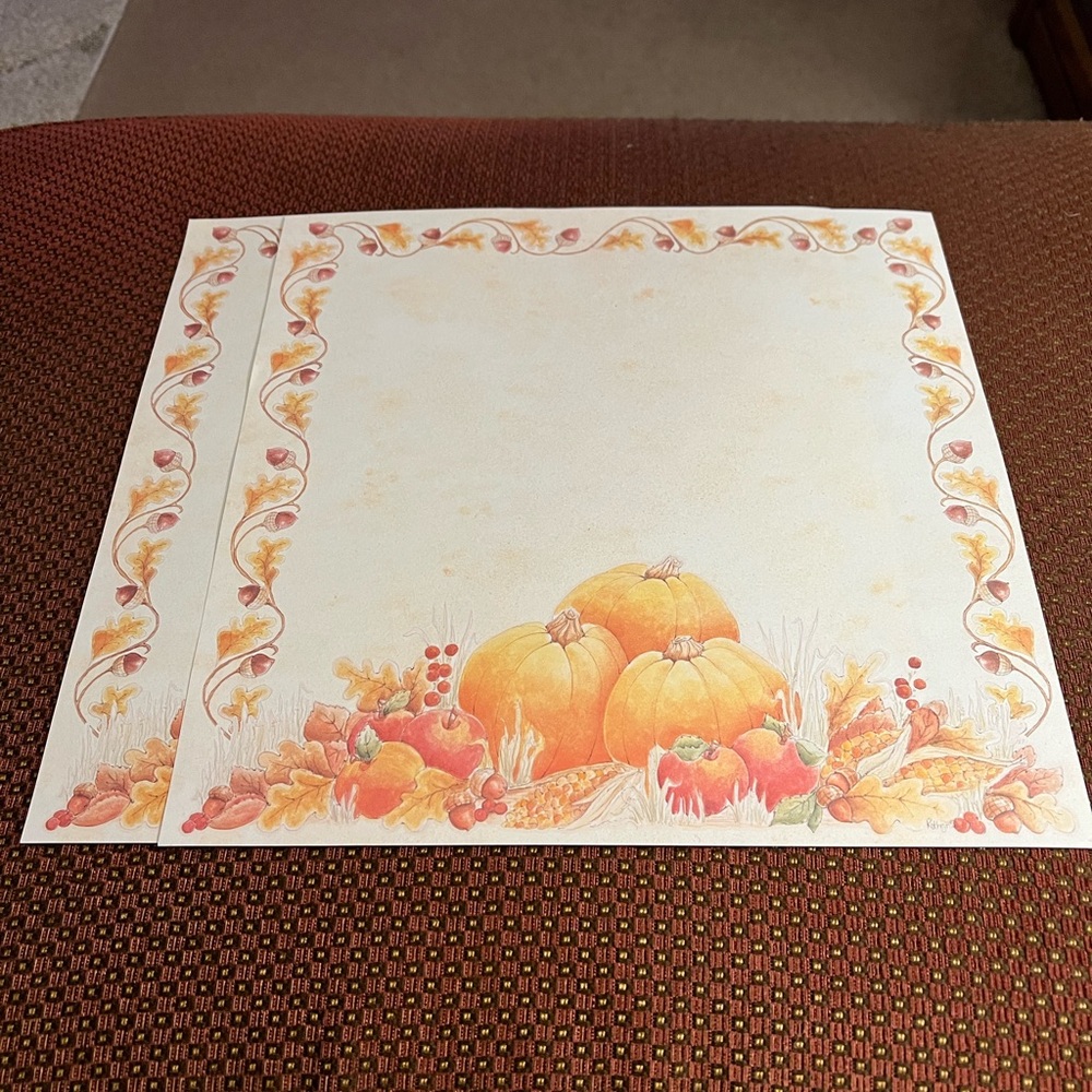 Fall Assorted Scrapbook Paper - Picture 12 of 16